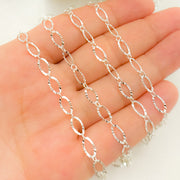 Diamond Cut Oval Cable Chains